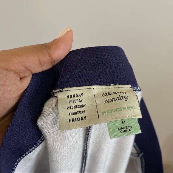 NEW Anthropologie Samia Printed Zip Up Jogger Pant Medium - Picture 3 of 8